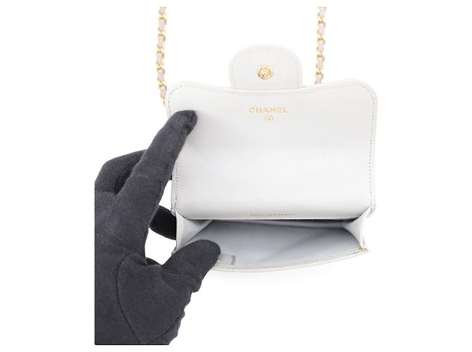 Chanel Matelassé Mini Schultertasche Braun - Ansicht 5