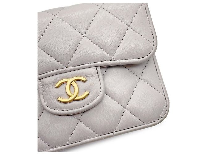 Chanel Matelassé Mini Schultertasche Braun - Ansicht 7