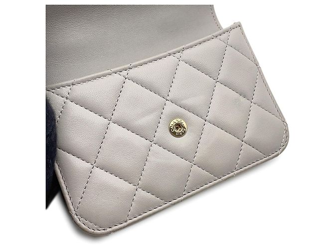 Chanel Matelassé Mini Schultertasche Braun - Ansicht 9
