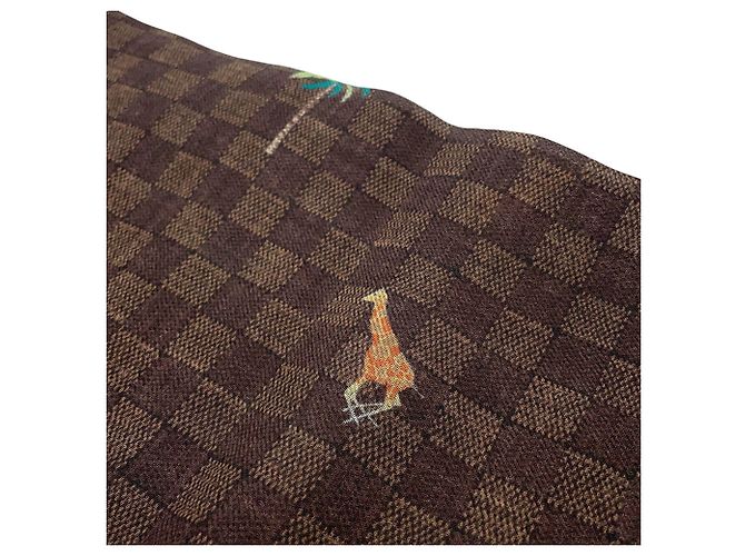 Stola Louis Vuitton LV x The Darjeeling Limited Edition Marrone scuro - vista 4
