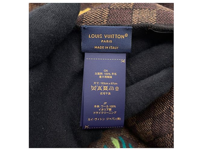 Stola Louis Vuitton LV x The Darjeeling Limited Edition Marrone scuro - vista 7