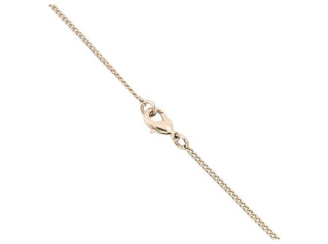 Collier Chanel avec logo Coco Doré - vue 5