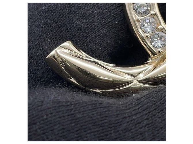 Collier Chanel avec logo Coco Doré - vue 8