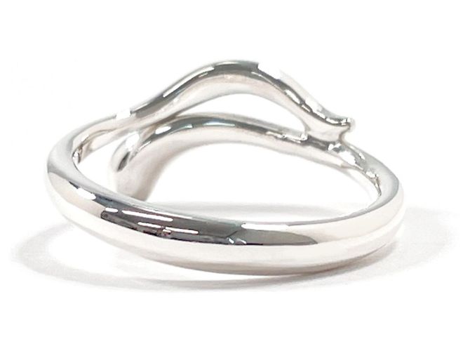 Autre Marque Anello Tiffany Freeform Teardrop Elsa Peretti Argento - vista 2