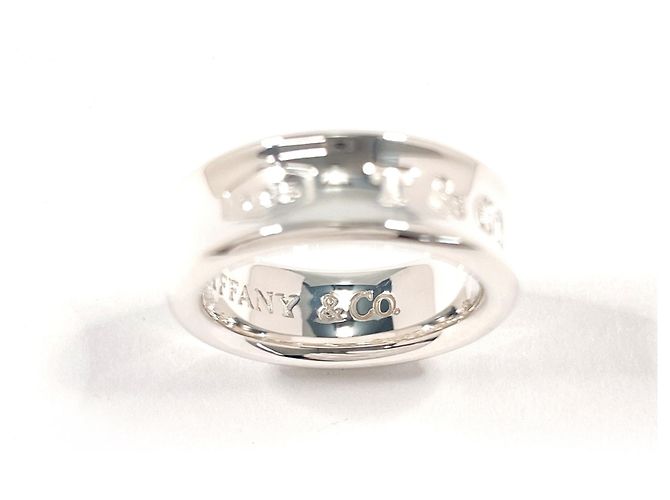 Autre Marque Anillo Tiffany 1837 Medium Band Plata - vista 4