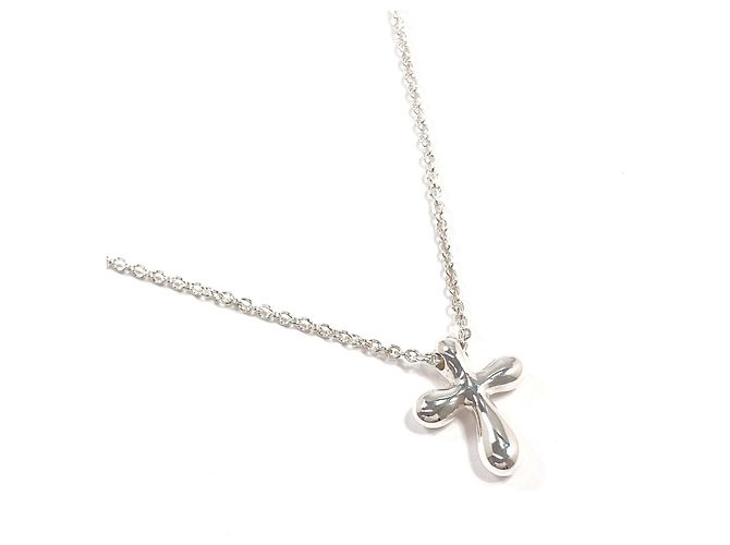 Autre Marque Collar Mini Cross Tiffany & Co. Plata - vista 2