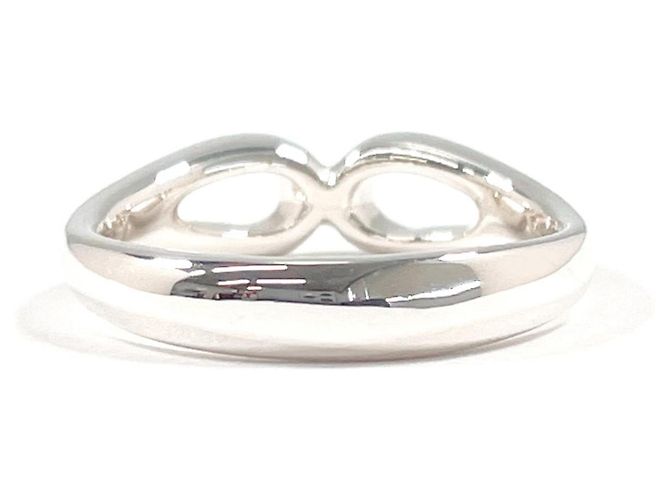 Autre Marque Tiffany & Co. Double Open Teardrop Ring Silber - Ansicht 2