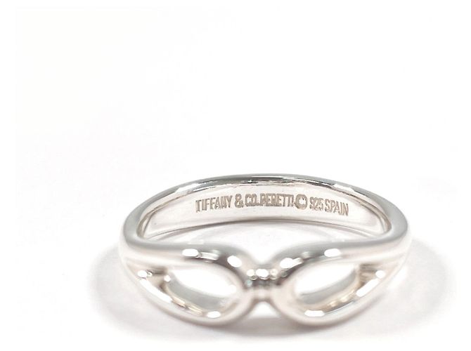Autre Marque Tiffany & Co. Double Open Teardrop Ring Silber - Ansicht 3