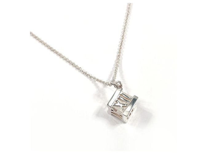 Autre Marque Colar Tiffany Atlas Cube em Prata 925 - vista 2