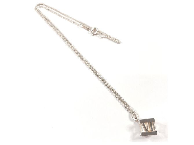 Autre Marque Colar Tiffany Atlas Cube em Prata 925 - vista 3