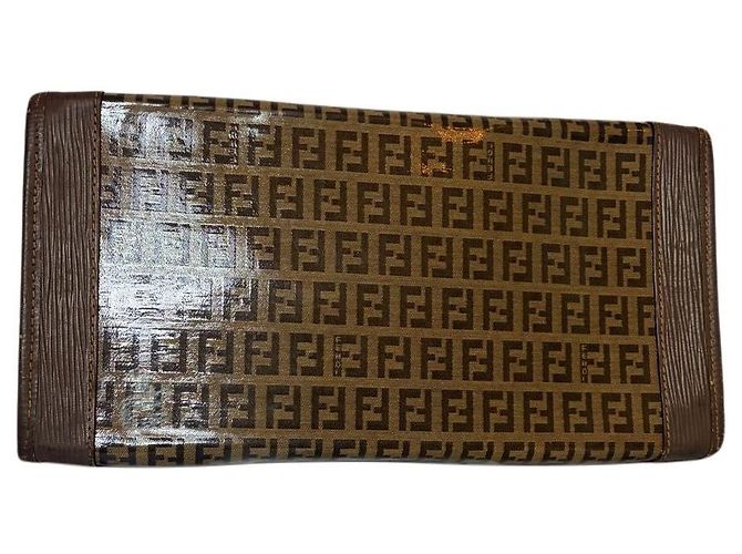 Borsa Fendi Zucca Speedy Marrone - vista 6