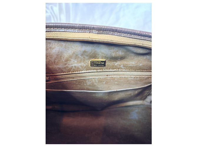 Borsa Fendi Zucca Speedy Marrone - vista 8