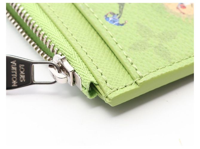 Tarjetero con monedero Louis Vuitton Green Verde - vista 6