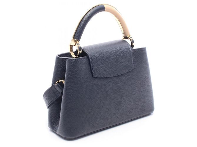 Louis Vuitton Capucines BB 2-Way Handtasche Mehrfarben Marineblau - Ansicht 2