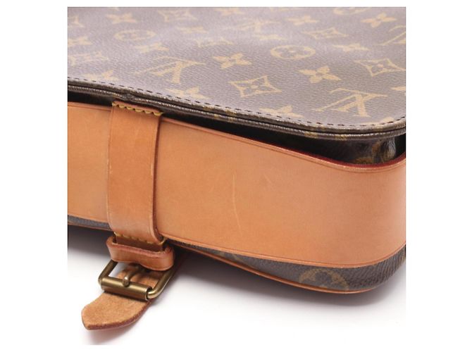 Borsa a tracolla Louis Vuitton Cartouchiere MM Marrone - vista 6