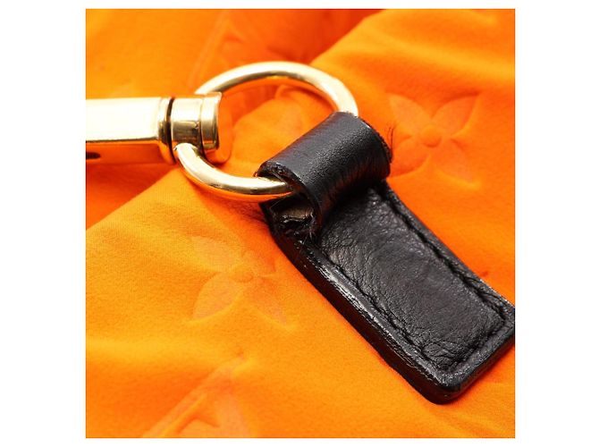 Borsa Tote Louis Vuitton Scuba MM Cruise Line Nero Arancione - vista 12