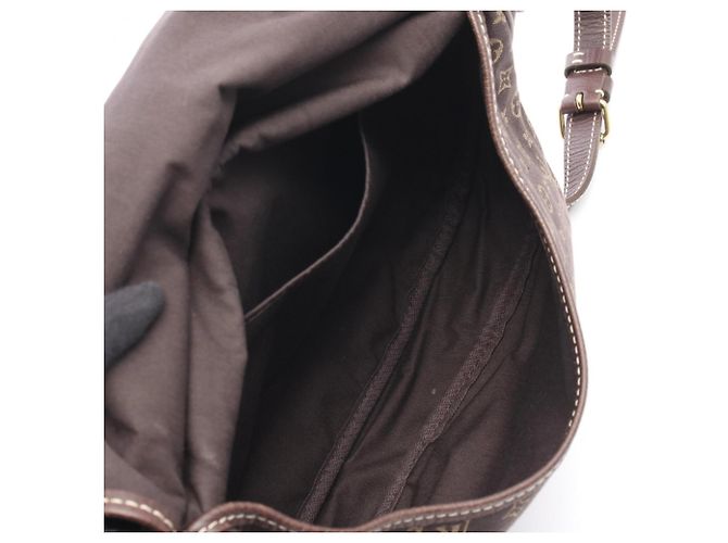 Louis Vuitton Saumur Monogram Mini Lin Ebene Schultertasche Braun - Ansicht 4