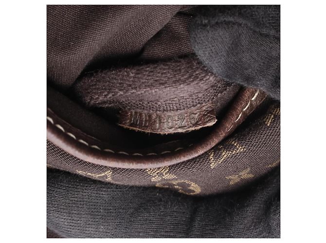 Louis Vuitton Saumur Monogram Mini Lin Ebene Schultertasche Braun - Ansicht 6