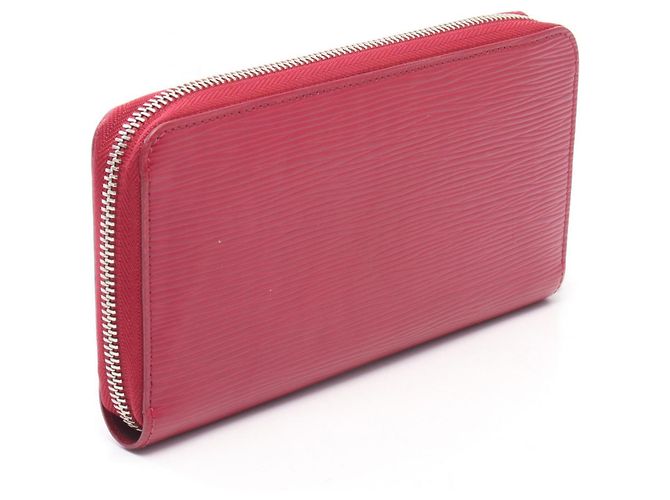 Cartera larga bi-fold Louis Vuitton Epi Fuchsia Rosa - vista 2