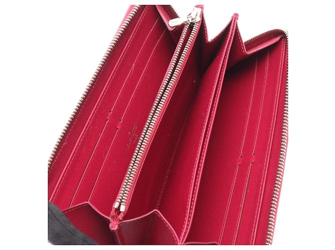 Cartera larga bi-fold Louis Vuitton Epi Fuchsia Rosa - vista 3