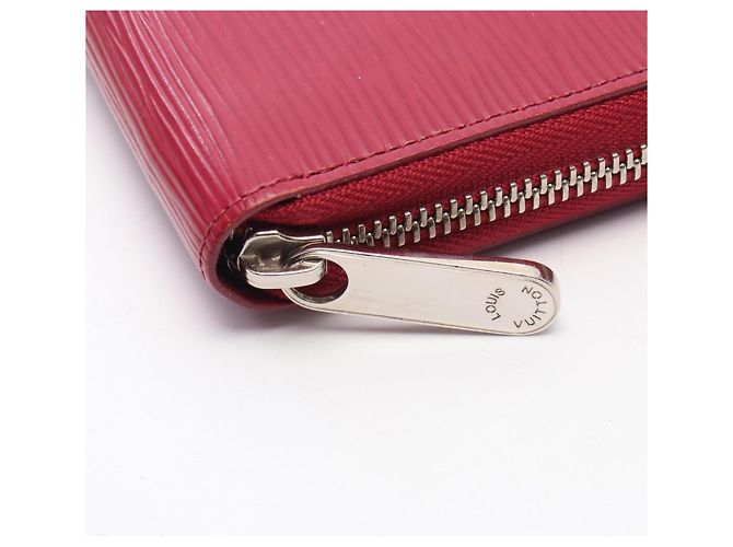 Cartera larga bi-fold Louis Vuitton Epi Fuchsia Rosa - vista 6