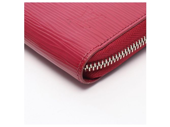 Cartera larga bi-fold Louis Vuitton Epi Fuchsia Rosa - vista 7