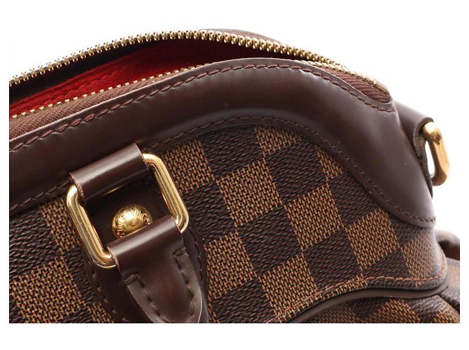 Borsa 2-Way Louis Vuitton Trevi GM Damier Ebene Marrone - vista 11