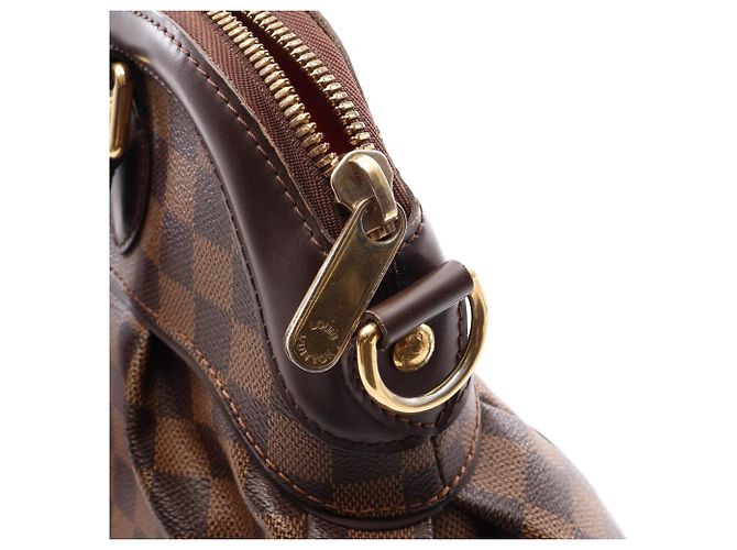 Borsa 2-Way Louis Vuitton Trevi GM Damier Ebene Marrone - vista 13