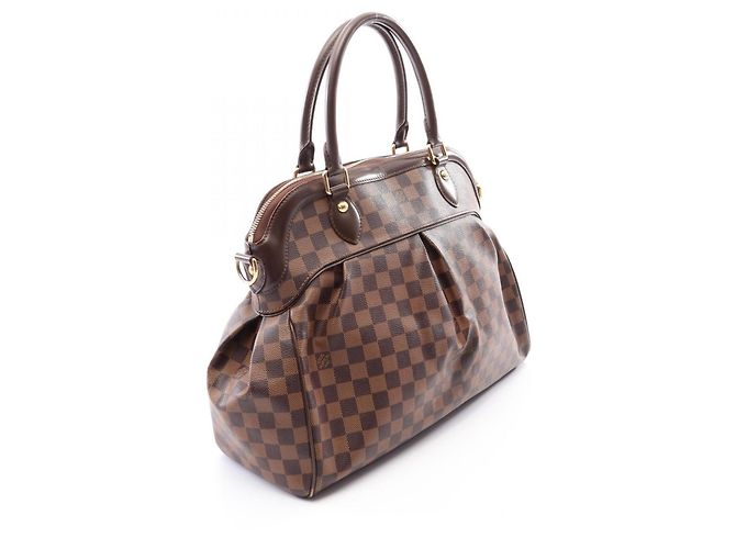 Borsa 2-Way Louis Vuitton Trevi GM Damier Ebene Marrone - vista 2