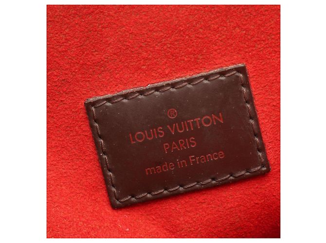 Borsa 2-Way Louis Vuitton Trevi GM Damier Ebene Marrone - vista 4