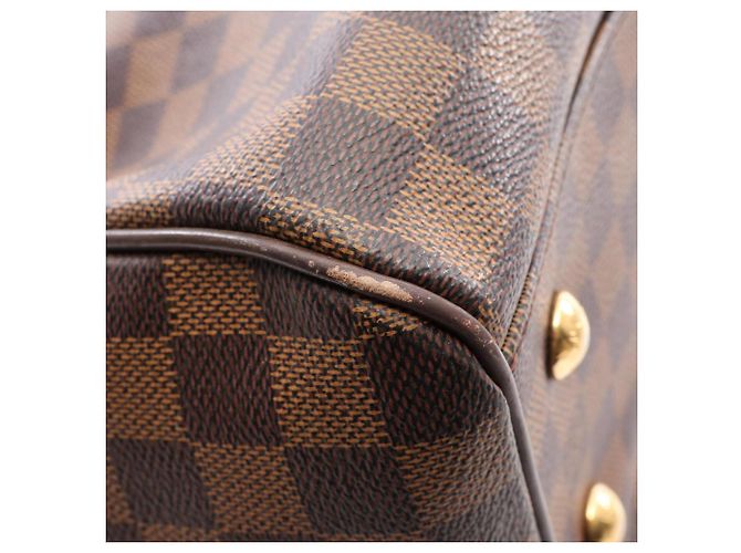 Borsa 2-Way Louis Vuitton Trevi GM Damier Ebene Marrone - vista 9