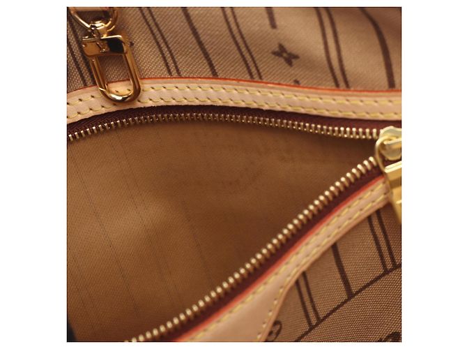 Saco Tote Louis Vuitton Neverfull PM Marrom - vista 6