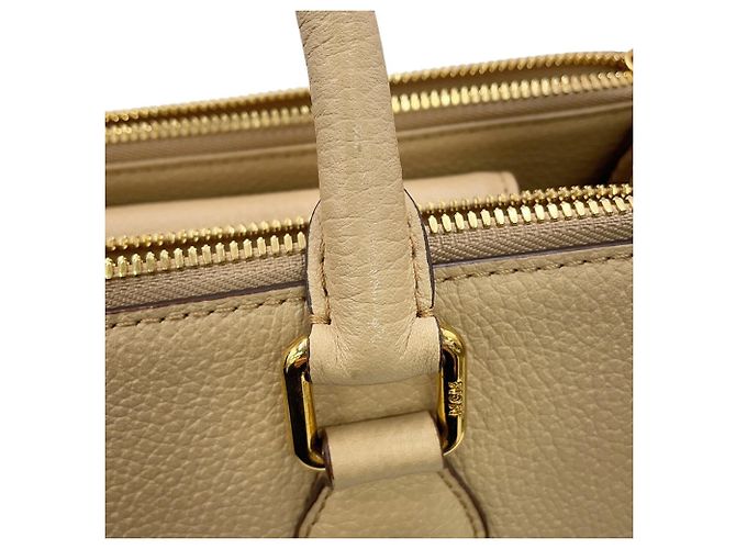 MCM Visetos Leder Tote Bag Beige - Ansicht 11