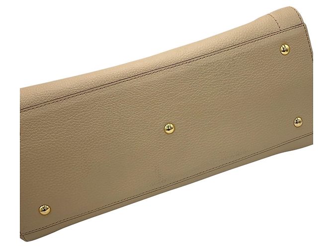 MCM Visetos Leder Tote Bag Beige - Ansicht 8