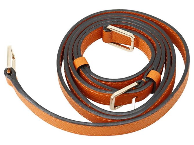 Valextra Iside Medium Lederhandtasche Orange - Ansicht 19