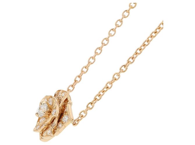 Collana con pendente Rose di Piaget in oro rosa 18K - vista 2