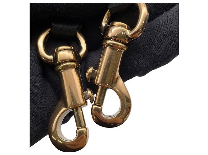 Borsa a mano in pelle Chloé Chloe Alice Marrone Nero - vista 15