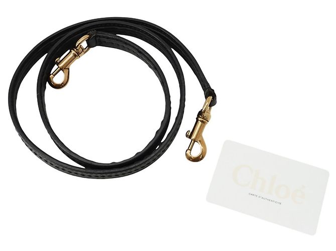 Borsa a mano in pelle Chloé Chloe Alice Marrone Nero - vista 18
