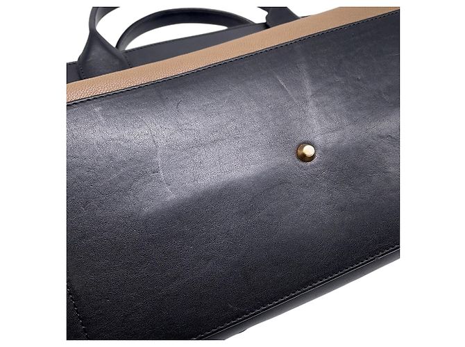 Borsa a mano in pelle Chloé Chloe Alice Marrone Nero - vista 7