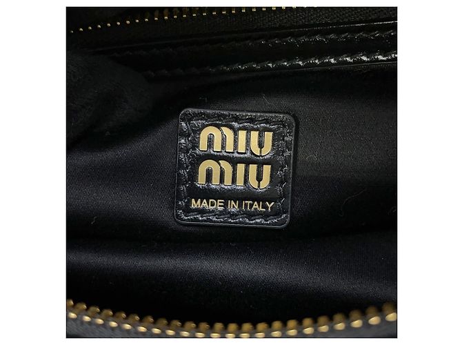 Borsa a mano Miu Miu in pelle nera Nero - vista 13