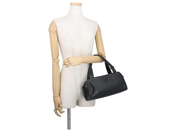 Borsa a mano Miu Miu in pelle nera Nero - vista 4