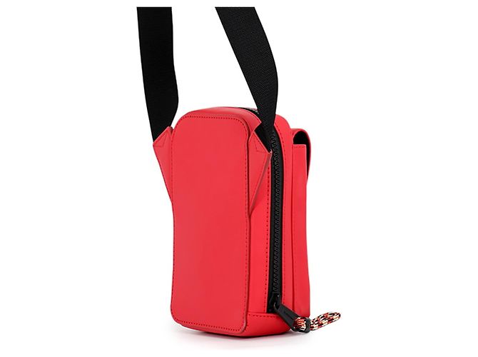 Borsa a tracolla Burberry Nero Bianco Rosso - vista 2