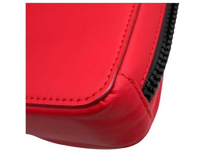 Borsa a tracolla Burberry Nero Bianco Rosso - vista 9