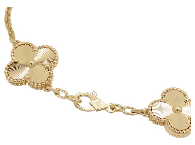 Bracciale Van Cleef & Arpels Alhambra 5 motivi guilloché - vista 4