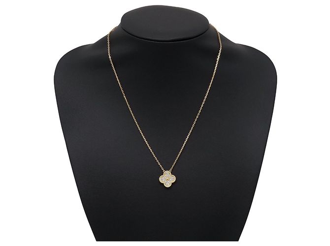 Collier Pendant Alhambra Van Cleef & Arpels - vue 4