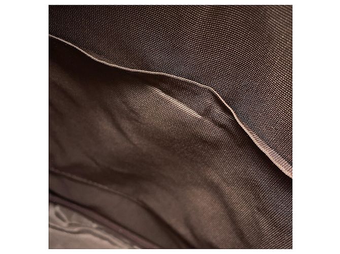 Borsa a tracolla Burberry Nova Check in tela e pelle Nero Rosso Beige - vista 10
