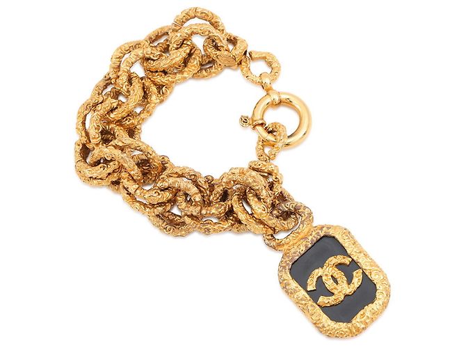 Bracciale con Ciondoli Dorato Chanel D'oro - vista 3