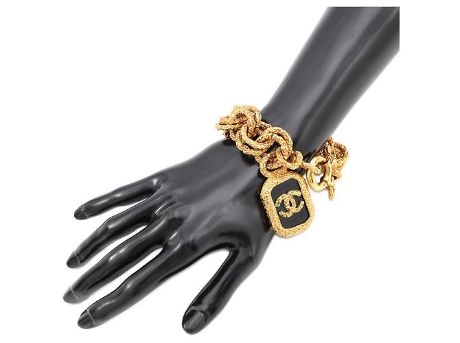 Bracciale con Ciondoli Dorato Chanel D'oro - vista 4