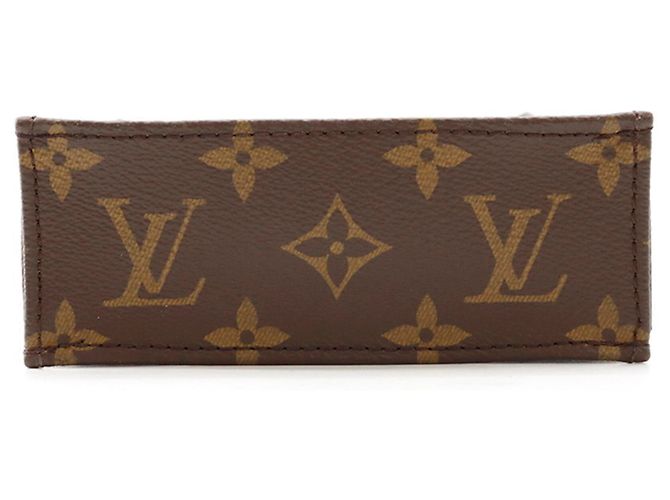 Louis Vuitton Petite Sac Plat Monogram Handtasche Braun - Ansicht 4