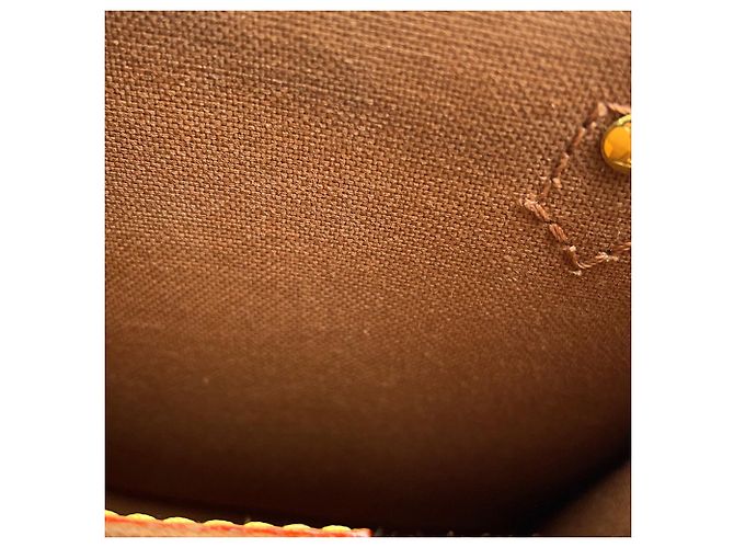 Louis Vuitton Petite Sac Plat Monogram Handtasche Braun - Ansicht 8
